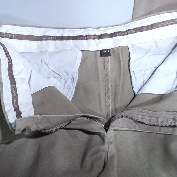 Steve & Barry's Men's Dress Pants‎ Size 36X34 Color Tan #1218 - Picture 8 of 9
